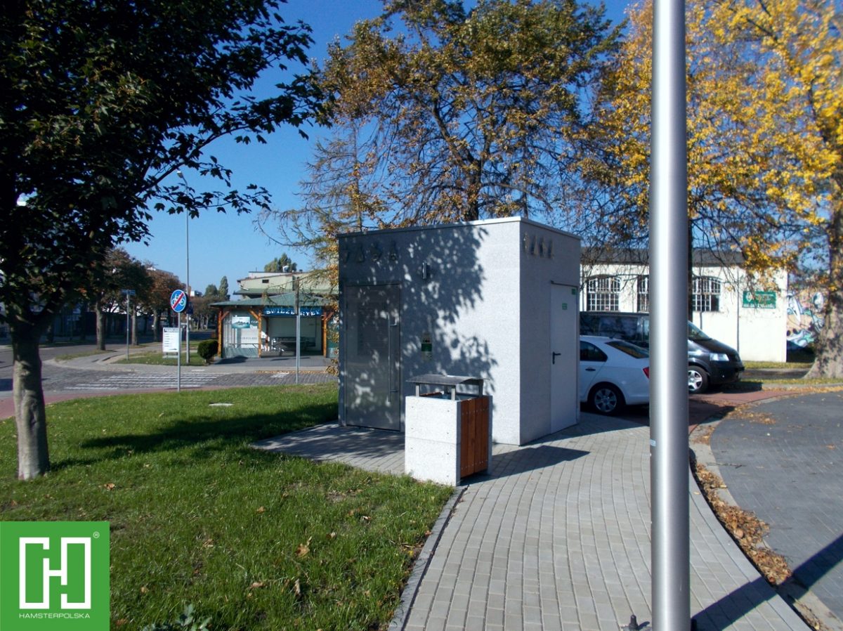 Automatyczna toaleta publiczna Papilio Uno Granit Szary w Kołobrzegu