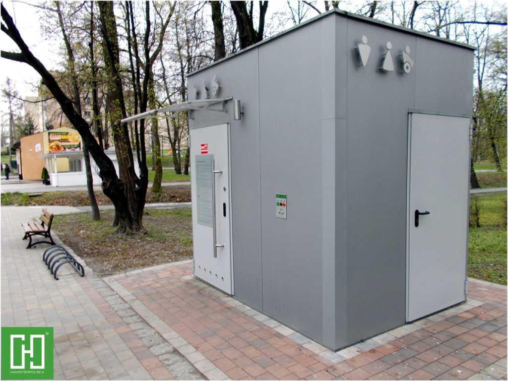 Automatyczna toaleta publiczna Papilio UNO Primo w Głubczycach