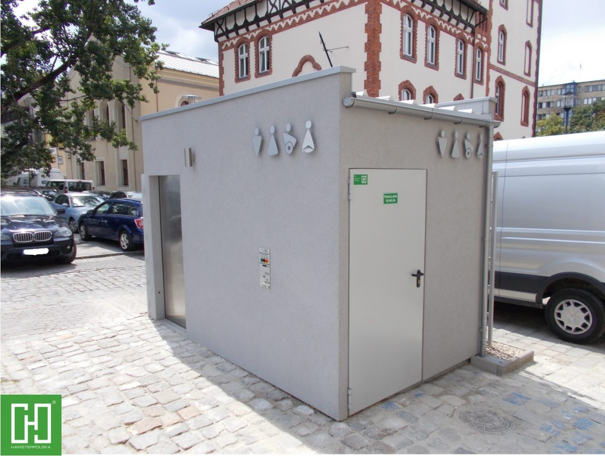 Automatyczna toaleta publiczna Phoenix Uno Struktura w Opolu