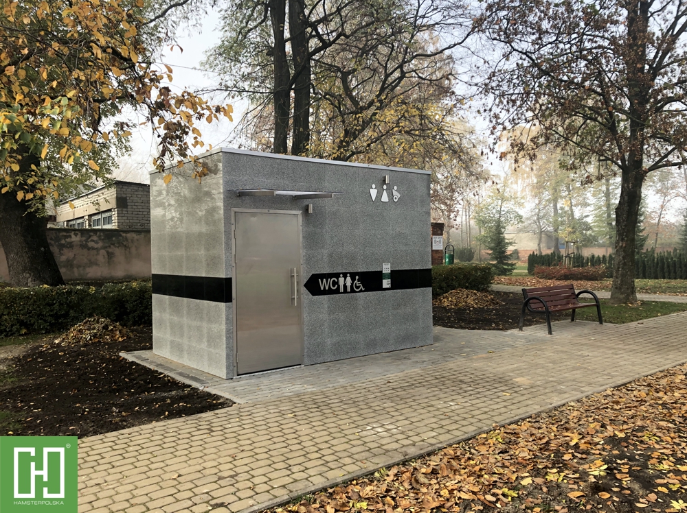 Automatyczna toaleta publiczna Phoenix UNO Granit Szary w Piechcinie